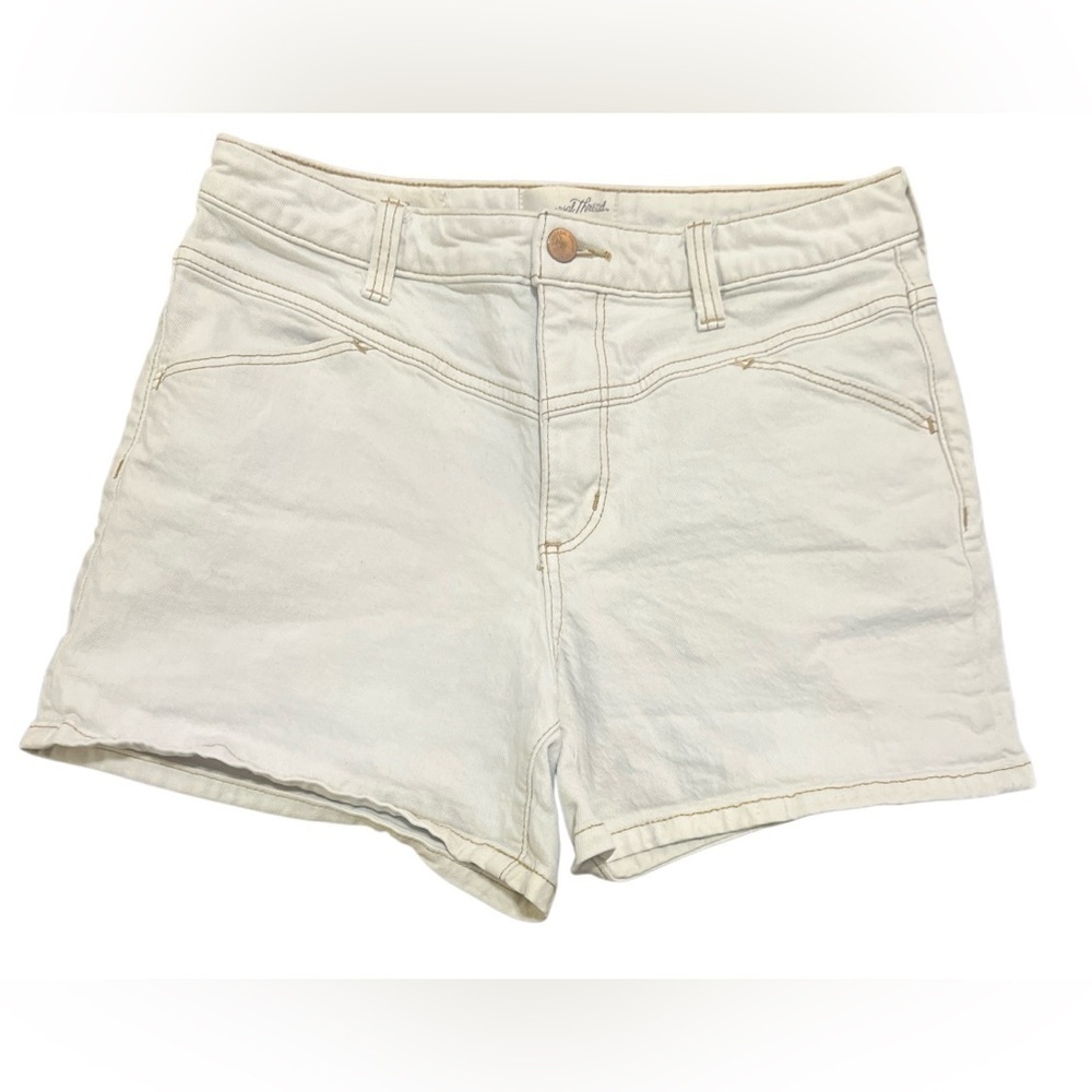 UNIVERSAL THREAD VINTAGE MIDI Cream Denim Shorts